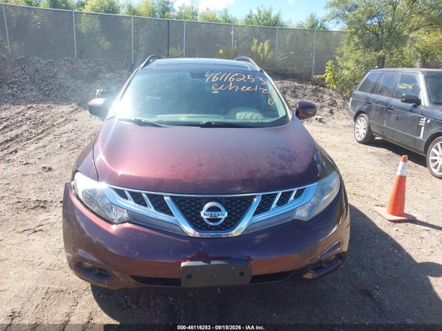 2014 Nissan Murano Sl მანქანა იყიდება აუქციონზე, vin: JN8AZ1MW6EW521439, აუქციონის ნომერი: 46116253