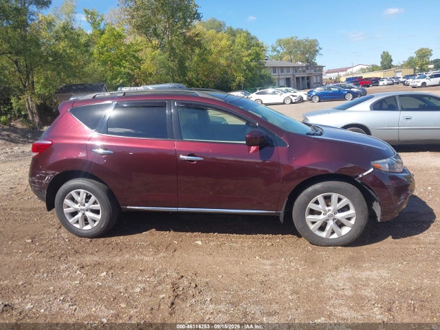 2014 Nissan Murano Sl მანქანა იყიდება აუქციონზე, vin: JN8AZ1MW6EW521439, აუქციონის ნომერი: 46116253