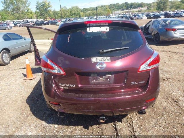 2014 Nissan Murano Sl მანქანა იყიდება აუქციონზე, vin: JN8AZ1MW6EW521439, აუქციონის ნომერი: 46116253