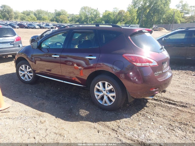 2014 Nissan Murano Sl მანქანა იყიდება აუქციონზე, vin: JN8AZ1MW6EW521439, აუქციონის ნომერი: 46116253