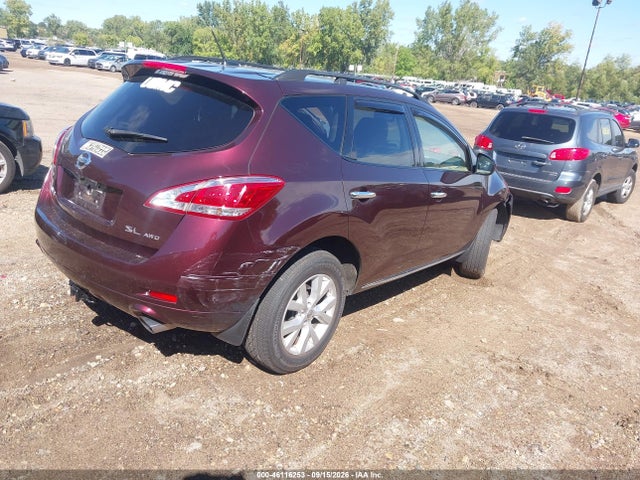 2014 Nissan Murano Sl მანქანა იყიდება აუქციონზე, vin: JN8AZ1MW6EW521439, აუქციონის ნომერი: 46116253