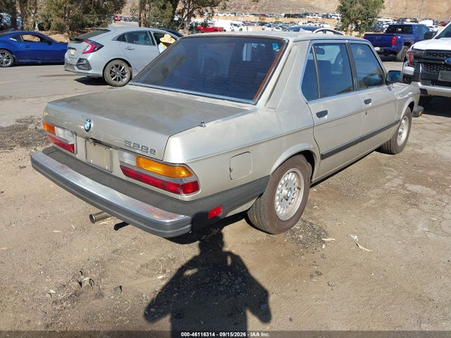 Aukcja sprzedaży 1986 Bmw 528 E, vin: WBADK7308G9359213, numer aukcji: 46116314
