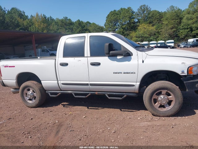 2004 Dodge Ram 2500 Slt/laramie მანქანა იყიდება აუქციონზე, vin: 3D7KU28CX4G243961, აუქციონის ნომერი: 46116362