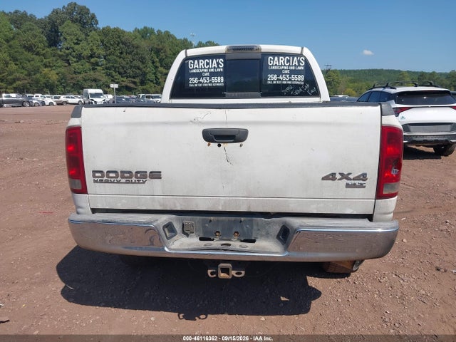 2004 Dodge Ram 2500 Slt/laramie მანქანა იყიდება აუქციონზე, vin: 3D7KU28CX4G243961, აუქციონის ნომერი: 46116362