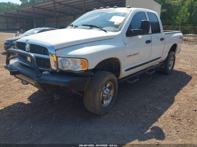 2004 Dodge Ram 2500 Slt/laramie მანქანა იყიდება აუქციონზე, vin: 3D7KU28CX4G243961, აუქციონის ნომერი: 46116362