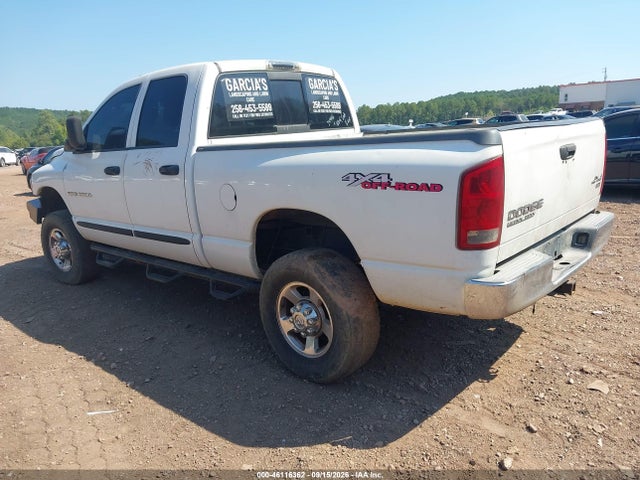 2004 Dodge Ram 2500 Slt/laramie მანქანა იყიდება აუქციონზე, vin: 3D7KU28CX4G243961, აუქციონის ნომერი: 46116362