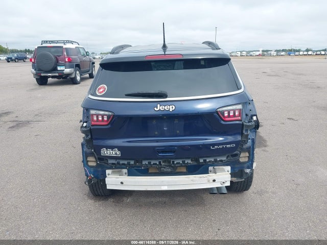 46116388 :رقم المزاد ، 3C4NJDCB3KT695295 vin ، 2019 Jeep Compass Limited 4x4 مزاد بيع
