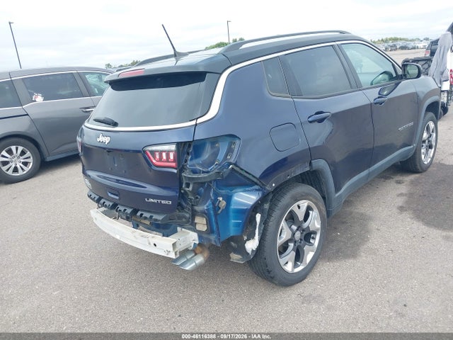 46116388 :رقم المزاد ، 3C4NJDCB3KT695295 vin ، 2019 Jeep Compass Limited 4x4 مزاد بيع