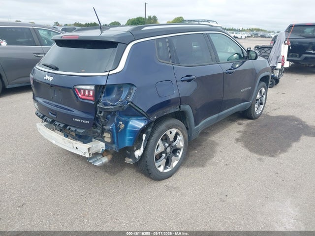 46116388 :رقم المزاد ، 3C4NJDCB3KT695295 vin ، 2019 Jeep Compass Limited 4x4 مزاد بيع