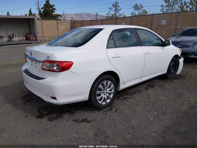 2013 Toyota Corolla Le მანქანა იყიდება აუქციონზე, vin: 5YFBU4EE2DP199461, აუქციონის ნომერი: 46116469