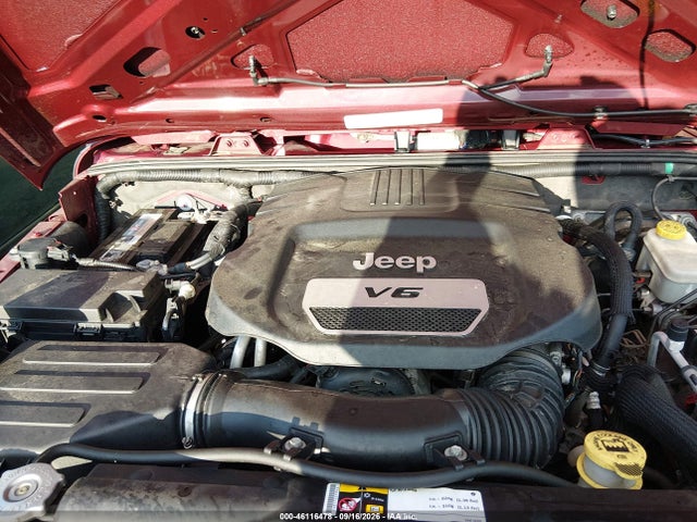 2012 Jeep Wrangler Unlimited Sport მანქანა იყიდება აუქციონზე, vin: 1C4BJWDG5CL283885, აუქციონის ნომერი: 46116478