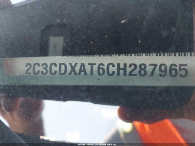 Продажа на аукционе авто 2012 Dodge Charger Police, vin: 2C3CDXAT6CH287965, номер лота: 46116496