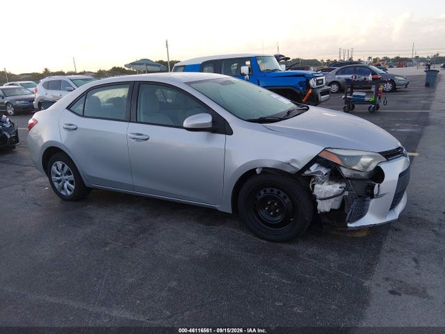 Продаж на аукціоні авто 2015 Toyota Corolla Le, vin: 5YFBURHE1FP206699, номер лоту: 46116561