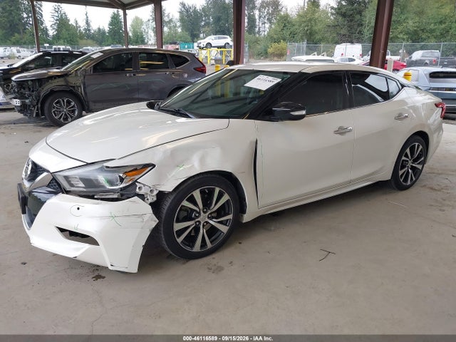 2016 Nissan Maxima 3.5 Sv მანქანა იყიდება აუქციონზე, vin: 1N4AA6APXGC445988, აუქციონის ნომერი: 46116589