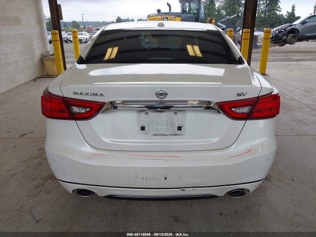 2016 Nissan Maxima 3.5 Sv მანქანა იყიდება აუქციონზე, vin: 1N4AA6APXGC445988, აუქციონის ნომერი: 46116589