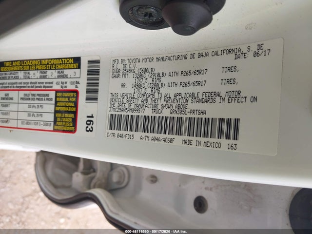 3TMCZ5AN5HM099577 Toyota Tacoma Trd Sport