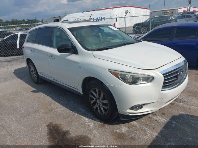 2014 Infiniti Qx60 მანქანა იყიდება აუქციონზე, vin: 5N1AL0MN0EC506317, აუქციონის ნომერი: 46116646