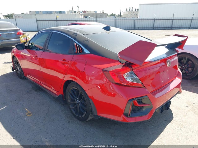2020 Honda Civic Si Sedan მანქანა იყიდება აუქციონზე, vin: 2HGFC1E54LH703064, აუქციონის ნომერი: 46116654