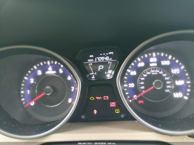 46117011 :رقم المزاد ، 5NPDH4AE0DH313456 vin ، 2013 Hyundai Elantra Gls مزاد بيع