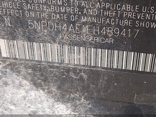 Hyundai ELANTRA SE 2014 5NPDH4AE1EH489417 Image 9