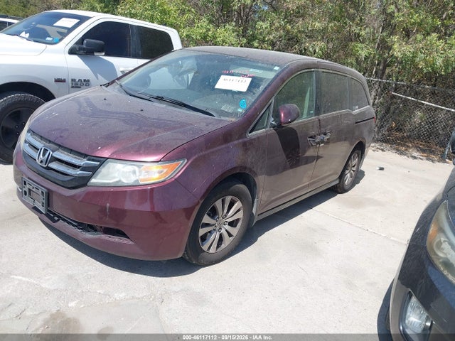 46117112 :رقم المزاد ، 5FNRL5H47EB136184 vin ، 2014 Honda Odyssey Ex مزاد بيع