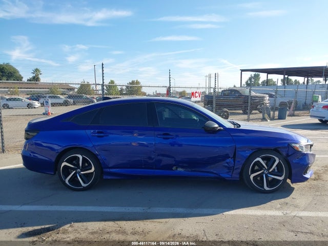 2021 Honda Accord Sport 2.0t მანქანა იყიდება აუქციონზე, vin: 1HGCV2F33MA014925, აუქციონის ნომერი: 46117164