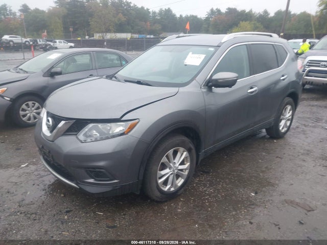 2015 Nissan Rogue Sv მანქანა იყიდება აუქციონზე, vin: KNMAT2MV8FP578912, აუქციონის ნომერი: 46117310
