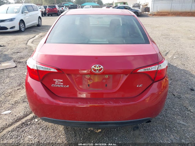 Продажа на аукционе авто 2015 Toyota Corolla Le, vin: 2T1BURHE9FC414457, номер лота: 46117322