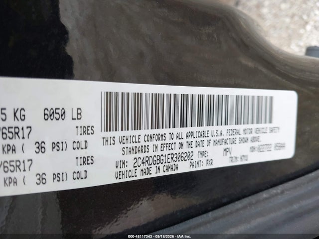2014 Dodge Grand Caravan American Value Pkg მანქანა იყიდება აუქციონზე, vin: 2C4RDGBG1ER306202, აუქციონის ნომერი: 46117343