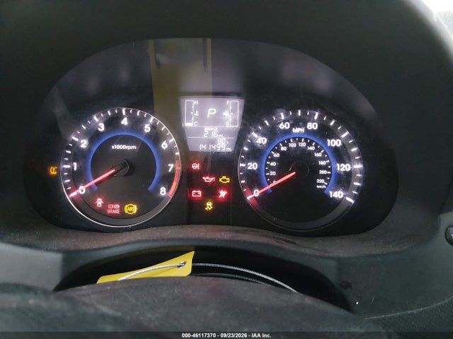 46117370 :رقم المزاد ، KMHCT5AE0GU284711 vin ، 2016 Hyundai Accent Se مزاد بيع