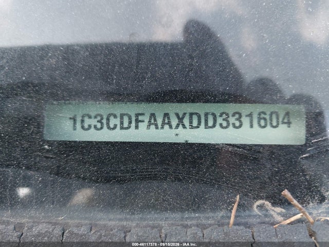 2013 Dodge Dart Se მანქანა იყიდება აუქციონზე, vin: 1C3CDFAAXDD331604, აუქციონის ნომერი: 46117378