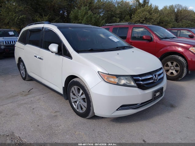 2014 Honda Odyssey Ex-l მანქანა იყიდება აუქციონზე, vin: 5FNRL5H61EB033733, აუქციონის ნომერი: 46117416