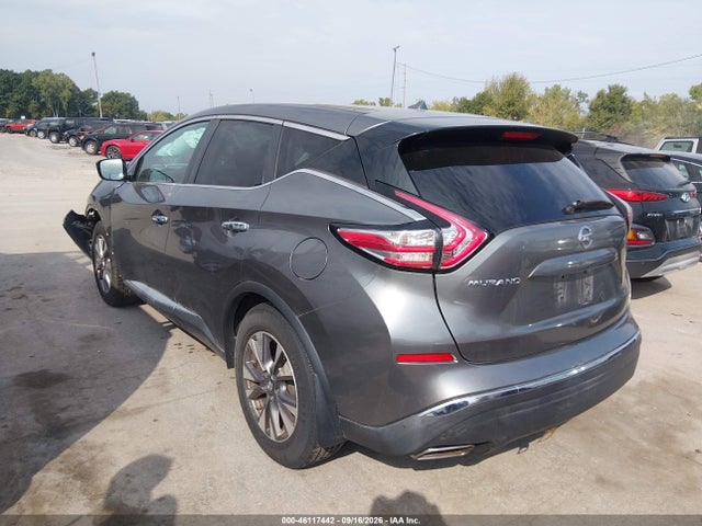 2015 Nissan Murano S მანქანა იყიდება აუქციონზე, vin: 5N1AZ2MH9FN256005, აუქციონის ნომერი: 46117442