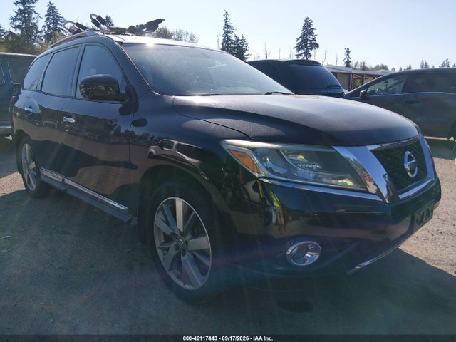 2013 Nissan Pathfinder Platinum მანქანა იყიდება აუქციონზე, vin: 5N1AR2MM1DC658073, აუქციონის ნომერი: 46117443