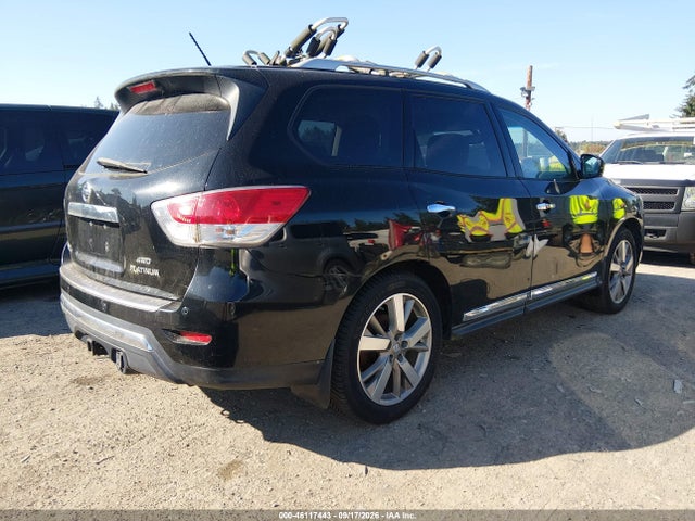 Продажа на аукционе авто 2013 Nissan Pathfinder Platinum, vin: 5N1AR2MM1DC658073, номер лота: 46117443