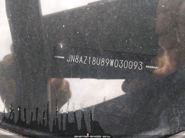 46117467 :رقم المزاد ، JN8AZ18U89W030093 vin ، 2009 Nissan Murano S مزاد بيع