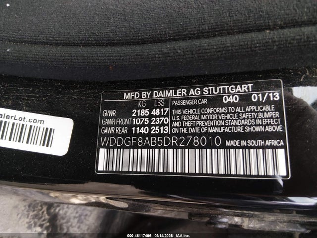 2013 Mercedes-benz C 300 Sport 4matic მანქანა იყიდება აუქციონზე, vin: WDDGF8AB5DR278010, აუქციონის ნომერი: 46117496