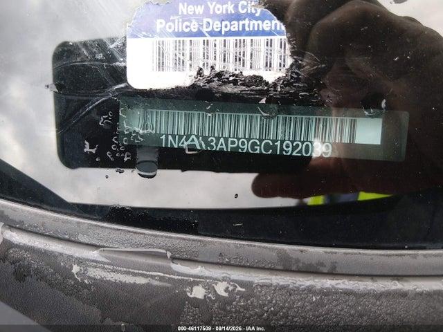Aukcja sprzedaży 2016 Nissan Altima 2.5 Sr, vin: 1N4AL3AP9GC192039, numer aukcji: 46117509