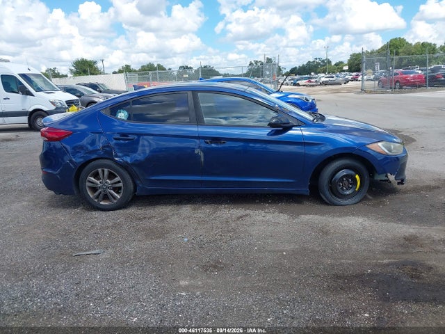 46117535 :رقم المزاد ، 5NPD84LF1JH239370 vin ، 2018 Hyundai Elantra Sel مزاد بيع