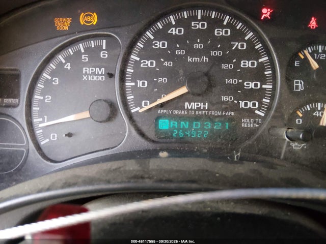 Aukcja sprzedaży 2002 Chevrolet Tahoe Ls, vin: 1GNEC13V92R295860, numer aukcji: 46117555