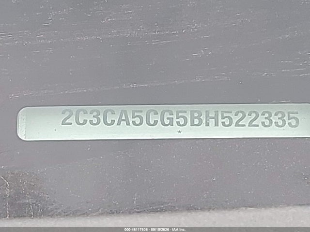 Aukcja sprzedaży 2011 Chrysler 300 Limited, vin: 2C3CA5CG5BH522335, numer aukcji: 46117606