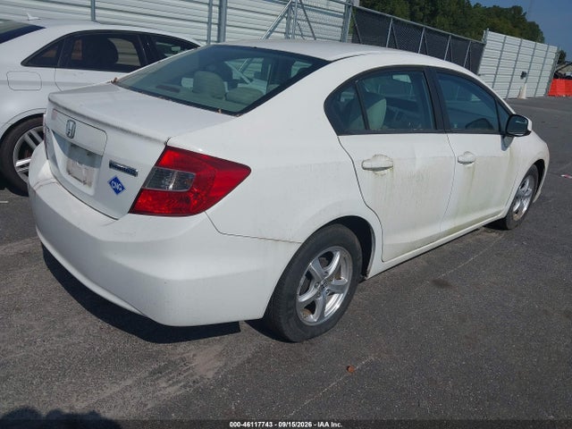 Aukcja sprzedaży 2012 Honda Civic Natural Gas, vin: 19XFB5F50CE002203, numer aukcji: 46117743