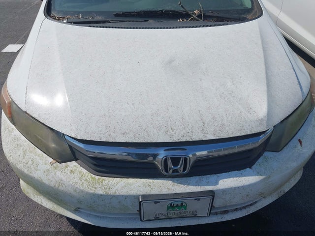 Aukcja sprzedaży 2012 Honda Civic Natural Gas, vin: 19XFB5F50CE002203, numer aukcji: 46117743
