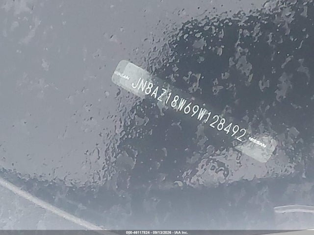 2009 Nissan Murano Sl მანქანა იყიდება აუქციონზე, vin: JN8AZ18W69W128492, აუქციონის ნომერი: 46117824