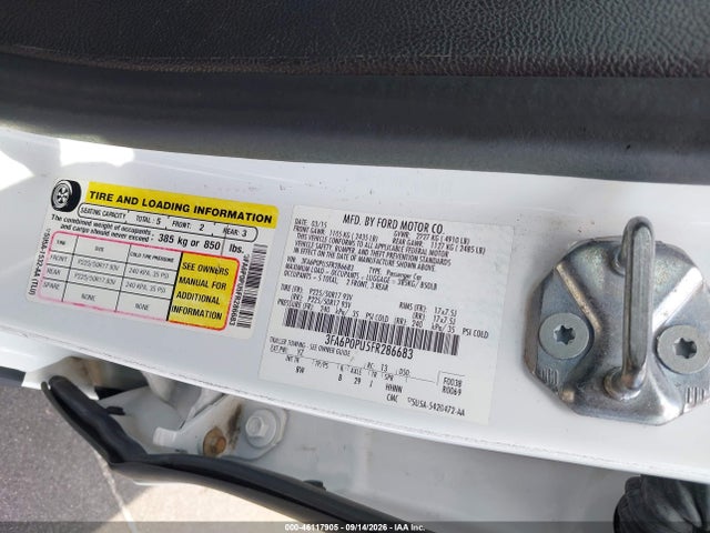 2015 Ford Fusion Energi Se Luxury მანქანა იყიდება აუქციონზე, vin: 3FA6P0PU5FR286683, აუქციონის ნომერი: 46117905