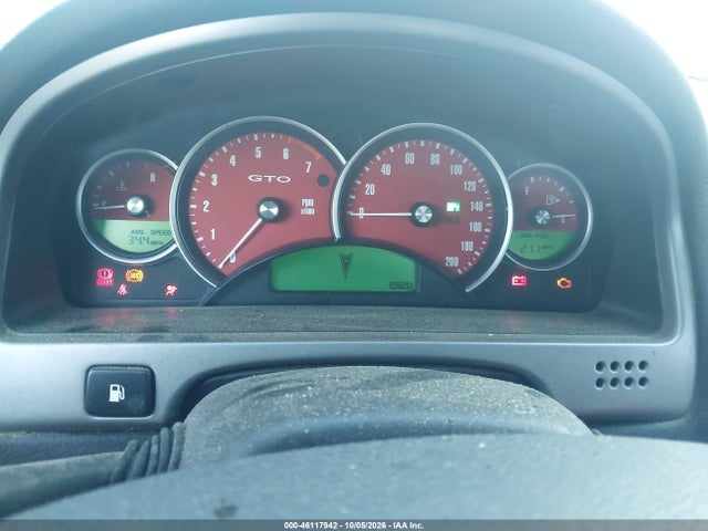 46117942 :رقم المزاد ، 6G2VX12G14L268570 vin ، 2004 Pontiac Gto مزاد بيع