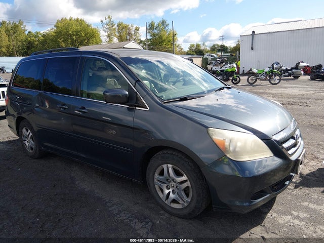 46117983 :رقم المزاد ، 5FNRL38775B053725 vin ، 2005 Honda Odyssey Ex-l مزاد بيع