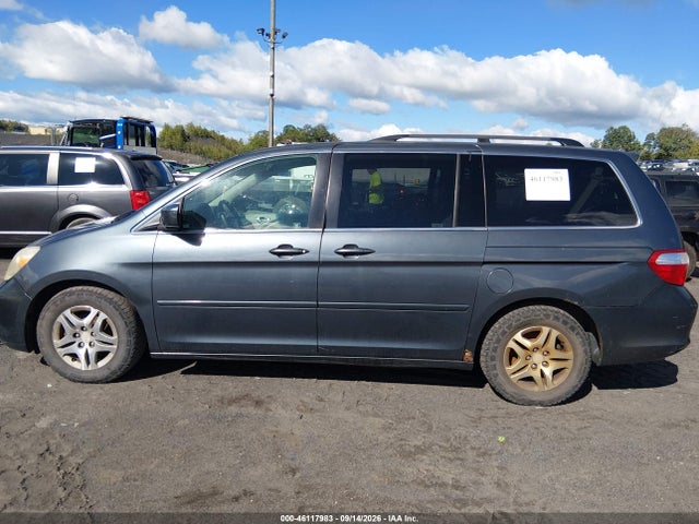46117983 :رقم المزاد ، 5FNRL38775B053725 vin ، 2005 Honda Odyssey Ex-l مزاد بيع