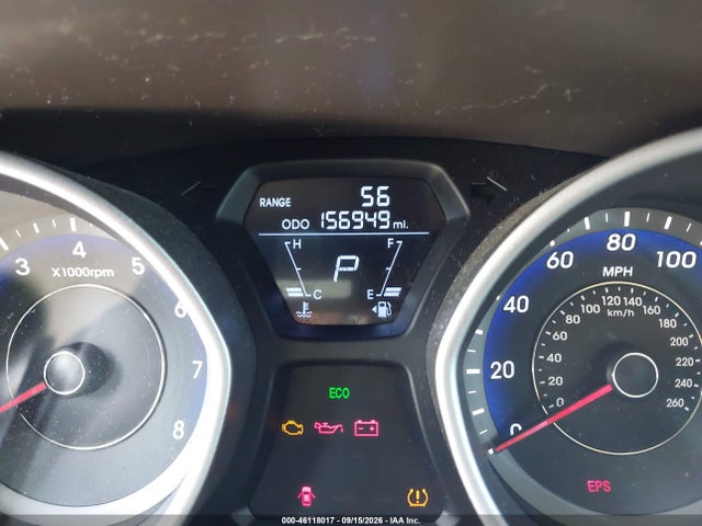 2012 Hyundai Elantra Gls (ulsan Plant) მანქანა იყიდება აუქციონზე, vin: KMHDH4AEXCU256361, აუქციონის ნომერი: 46118017