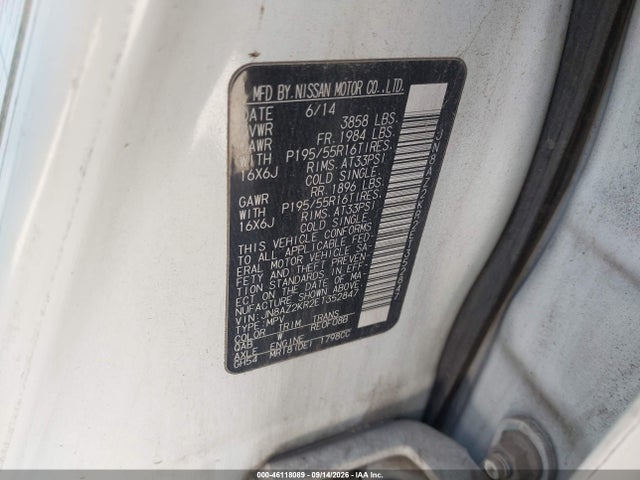 Nissan Cube 1.8 Sl 2014 JN8AZ2KR2ET352847 Image 9